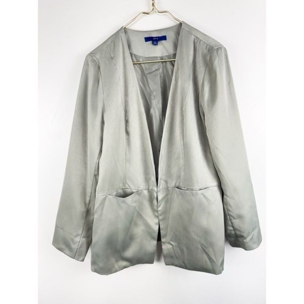 Apt. 9 Size XL Satin Blazer Emerson Green Office Career